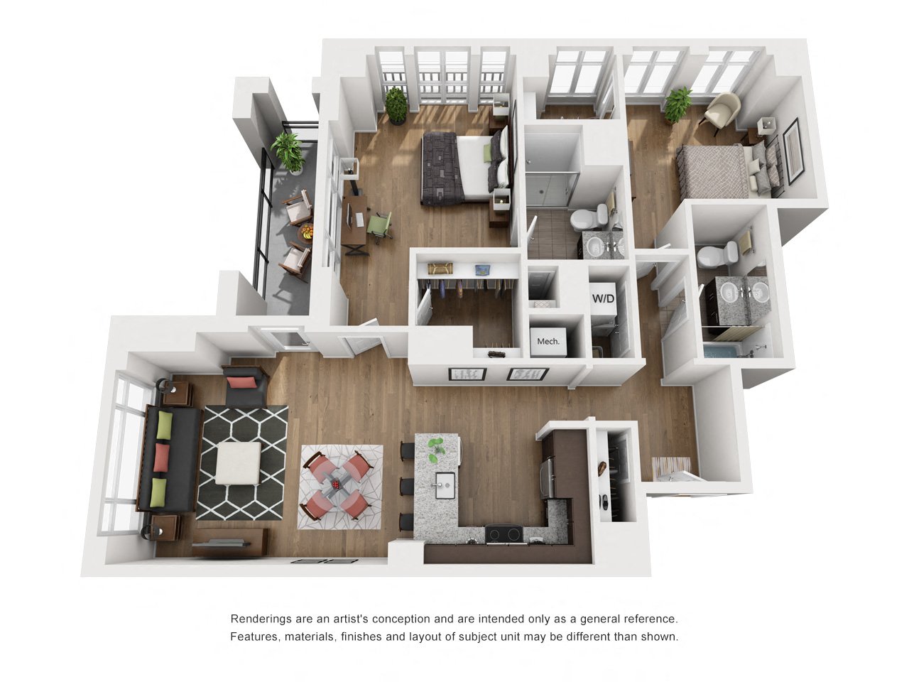 D floor plan