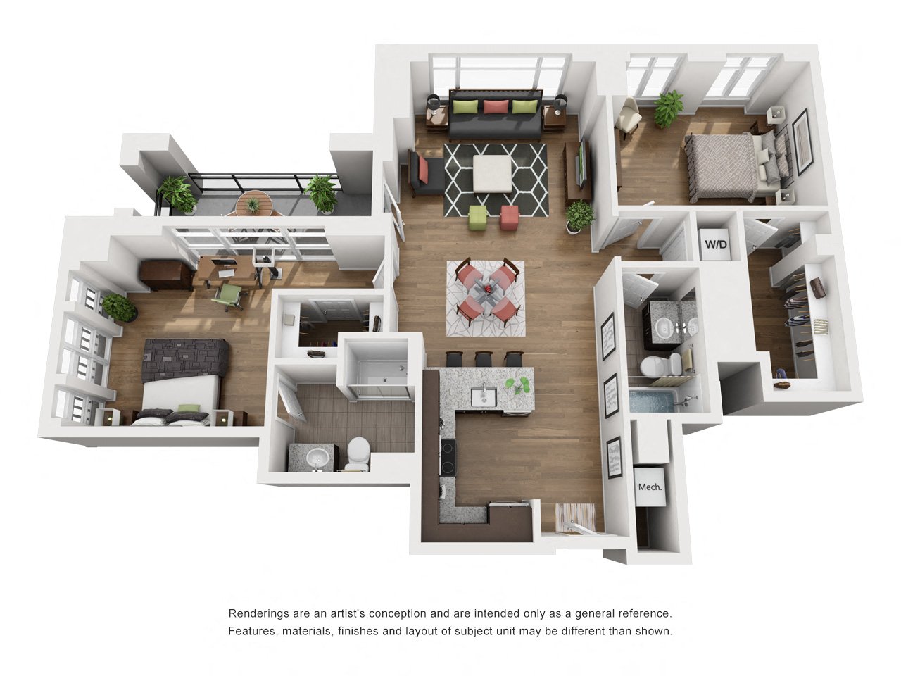 E floor plan