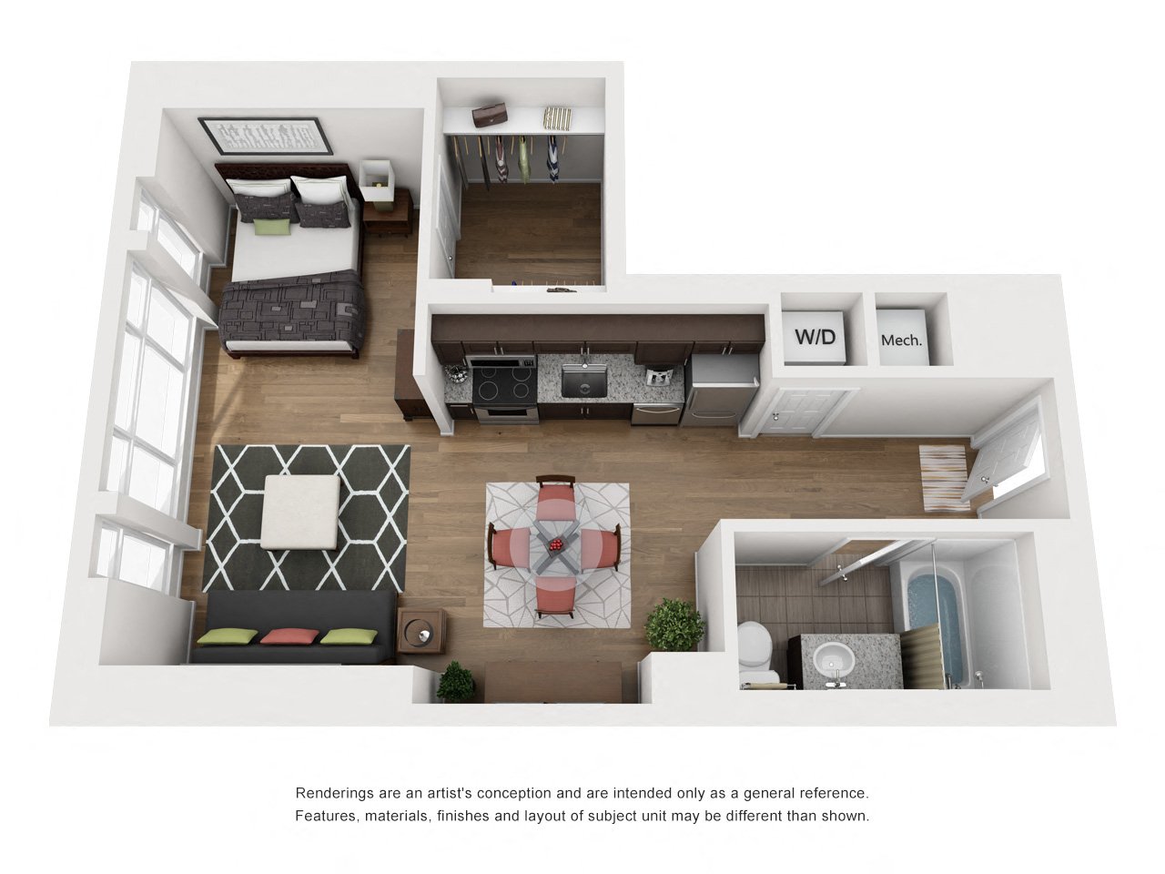 B floor plan