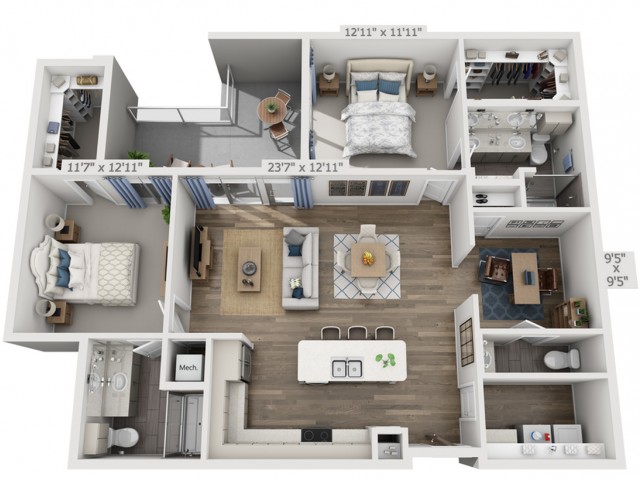 F3 floor plan