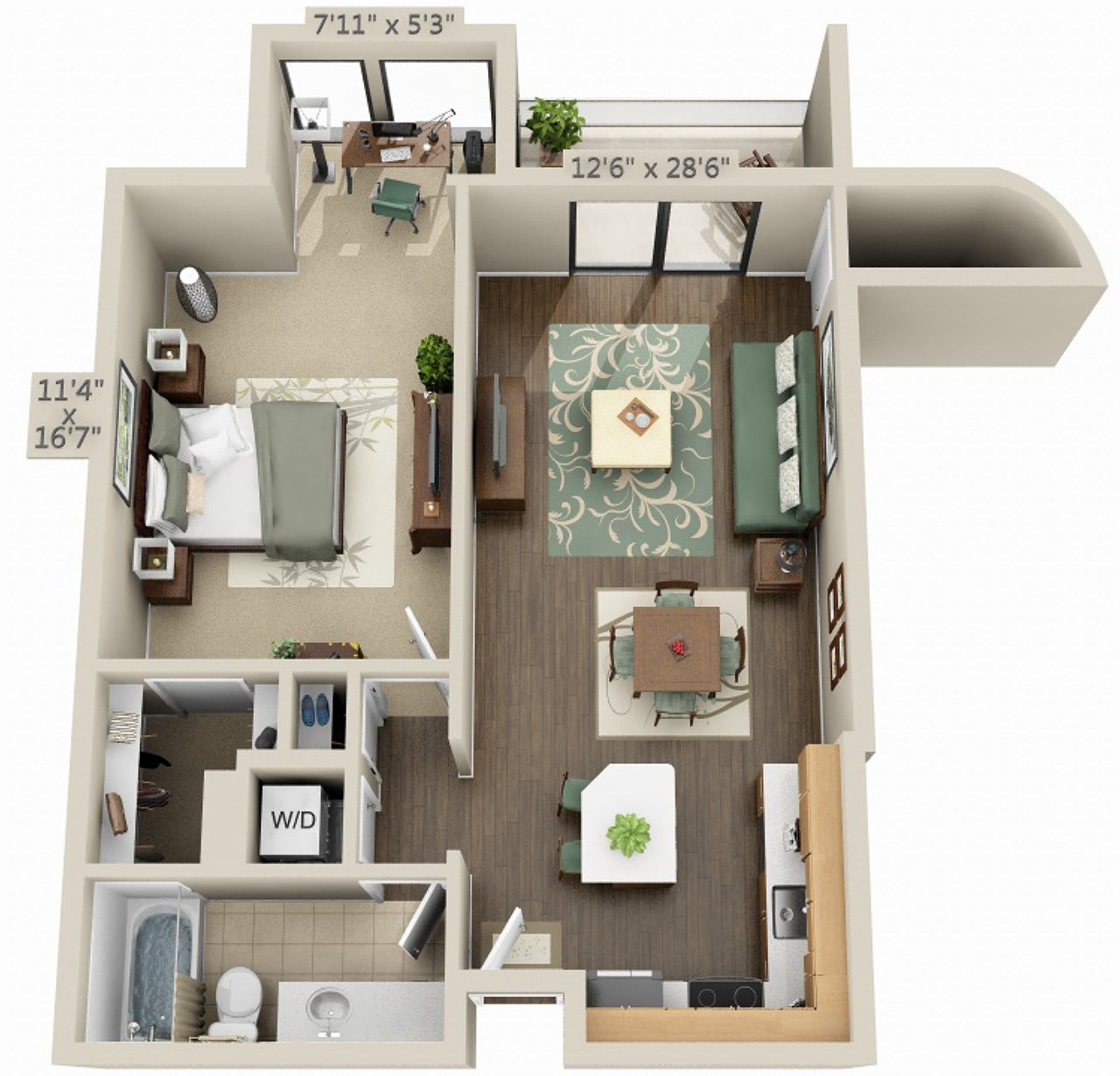 Coral floor plan