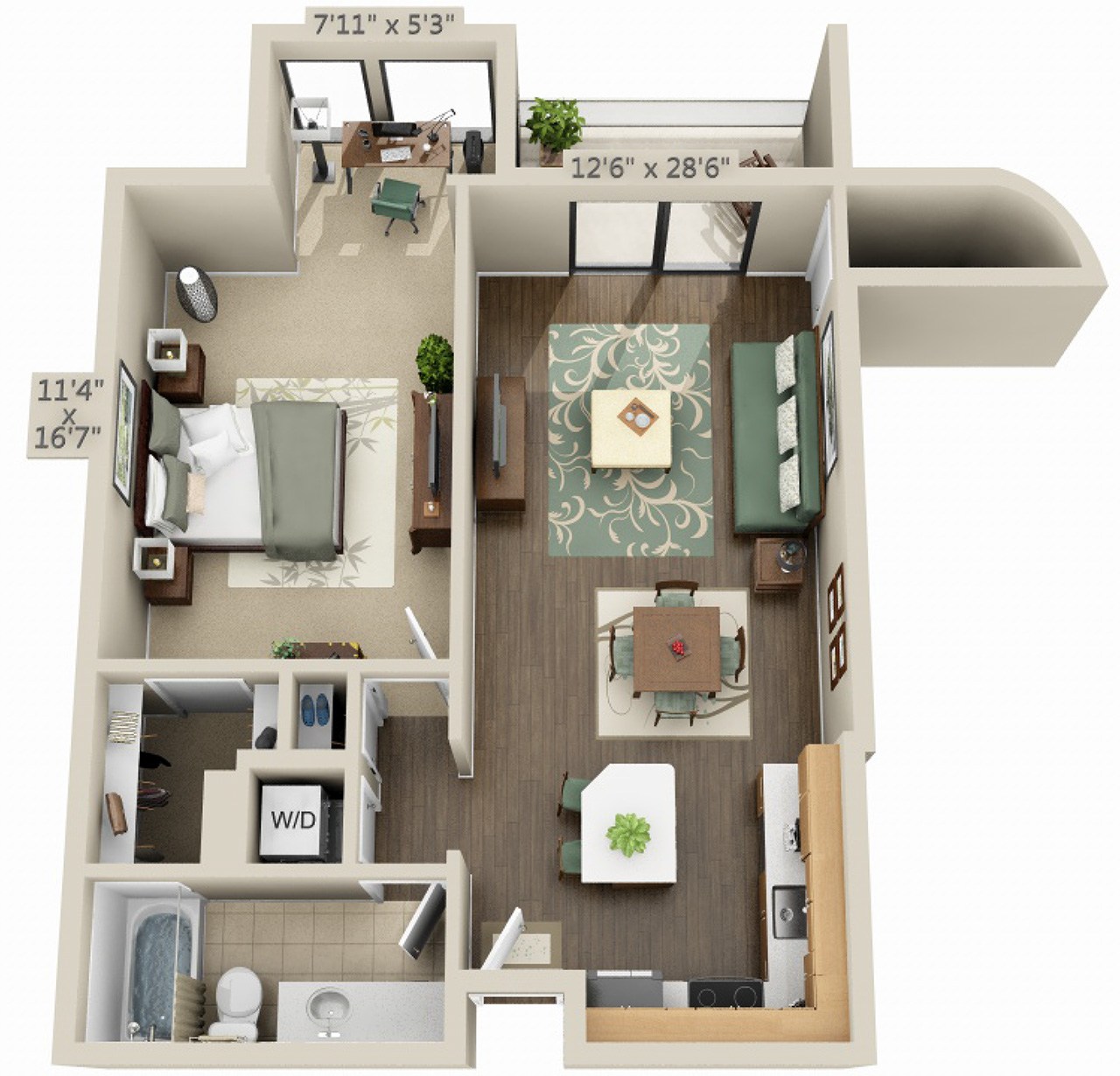 Coral floor plan