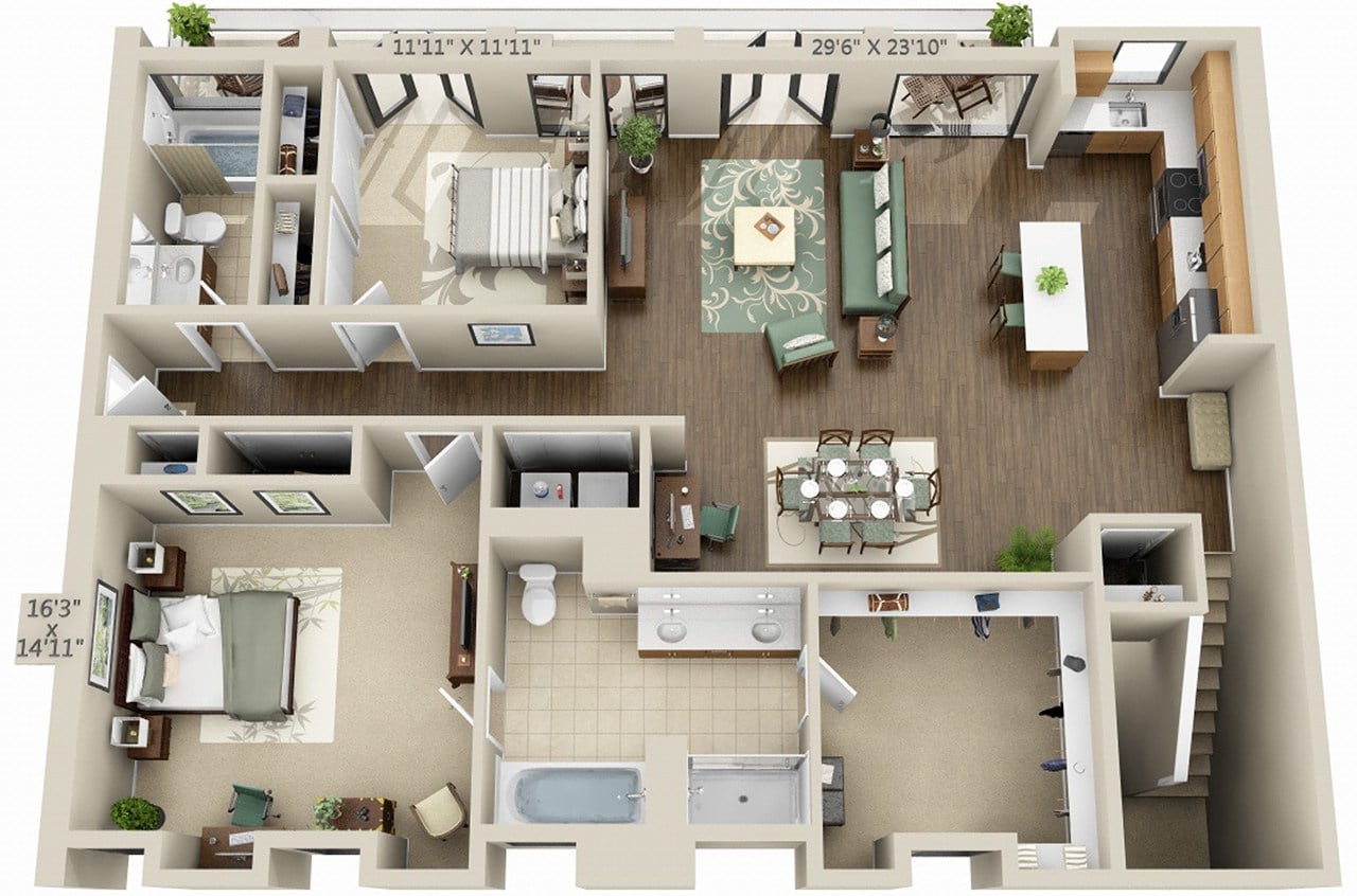 Poseidon floor plan