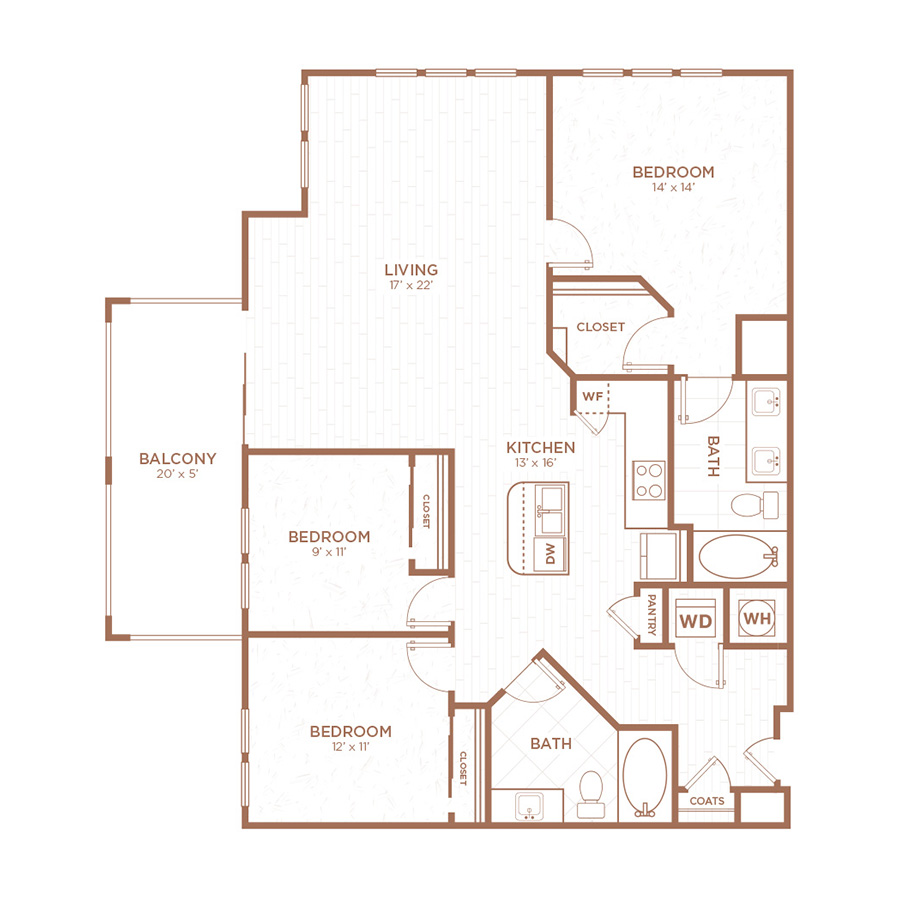 C1A floor plan
