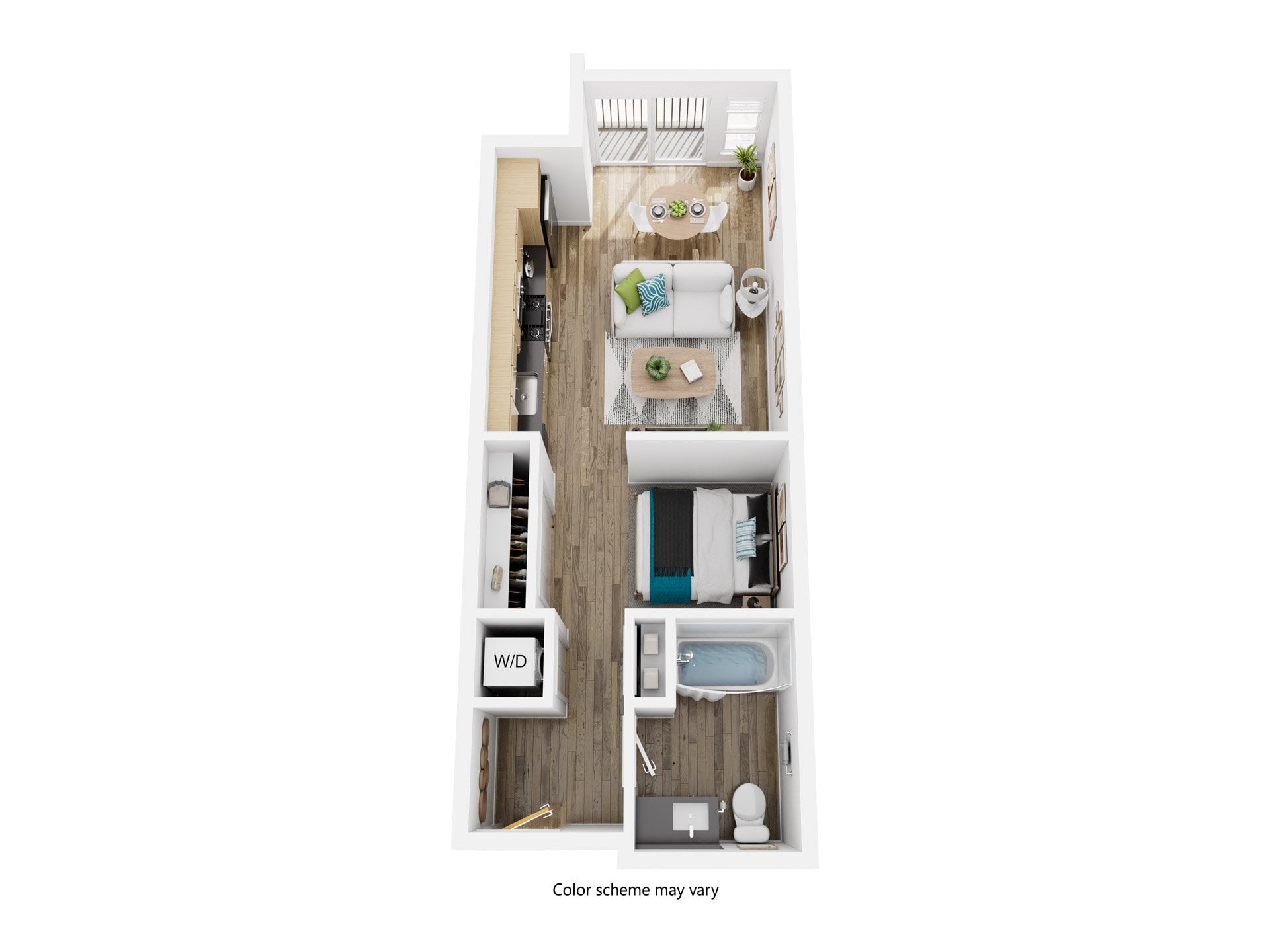 Studio A 2 floor plan