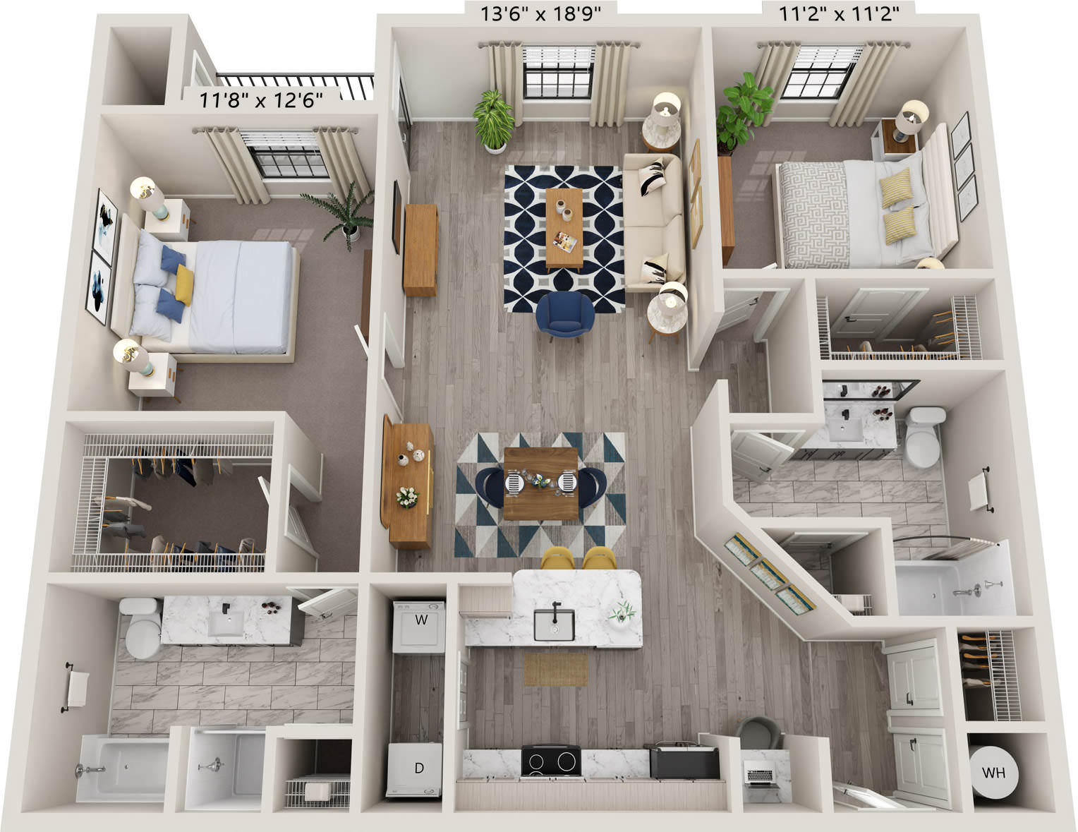 Crossing Upgraded floor plan