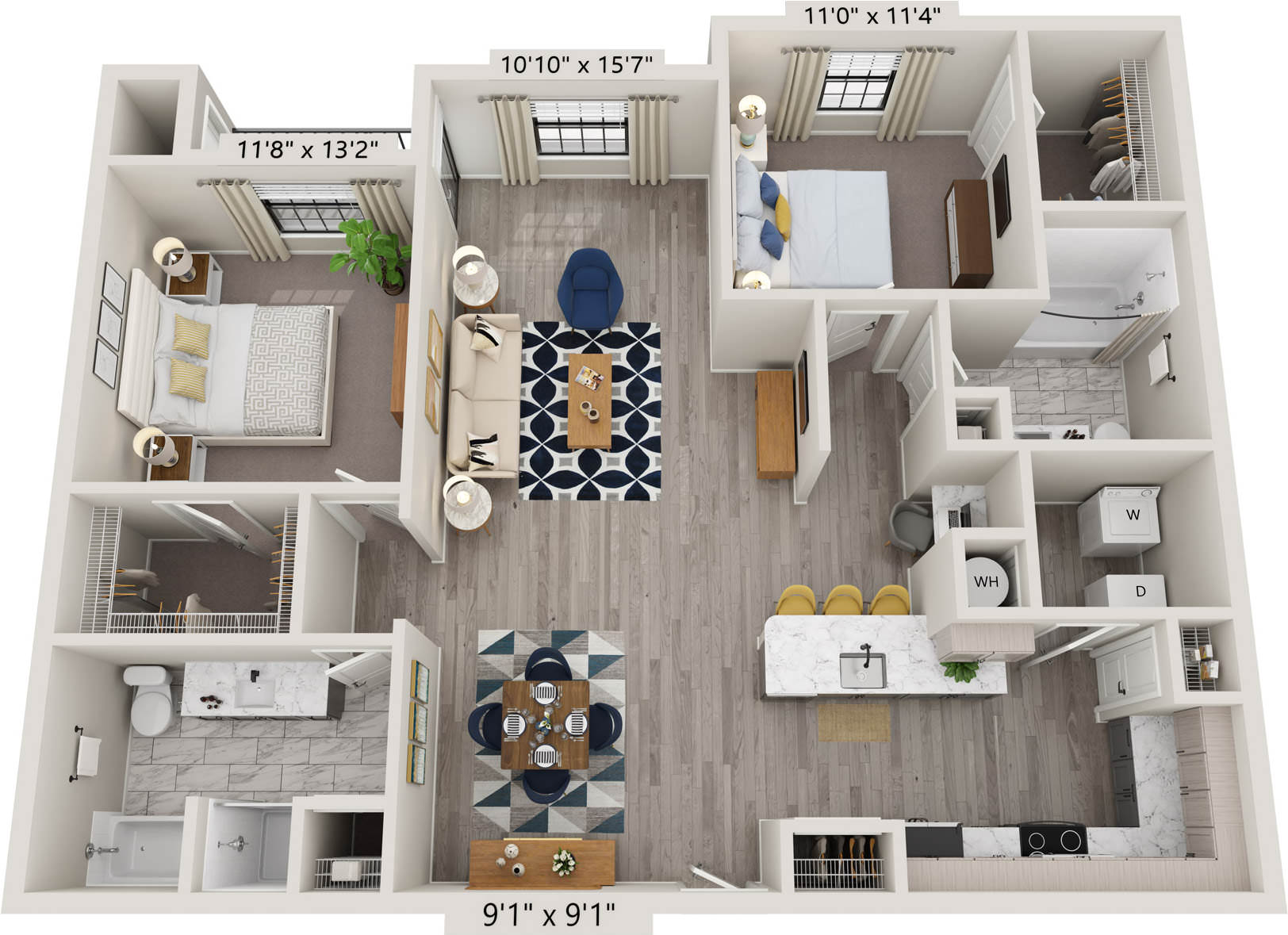 Conductor  NonRenovated floor plan