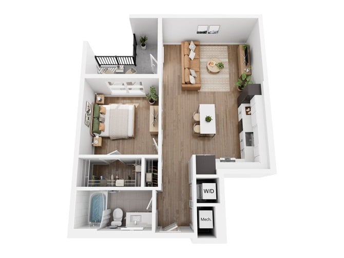 A2 floor plan