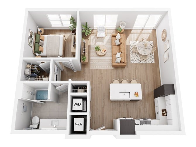 A4 floor plan