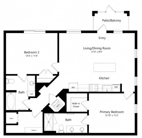 B2a BSMT floor plan