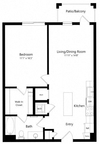 A floor plan