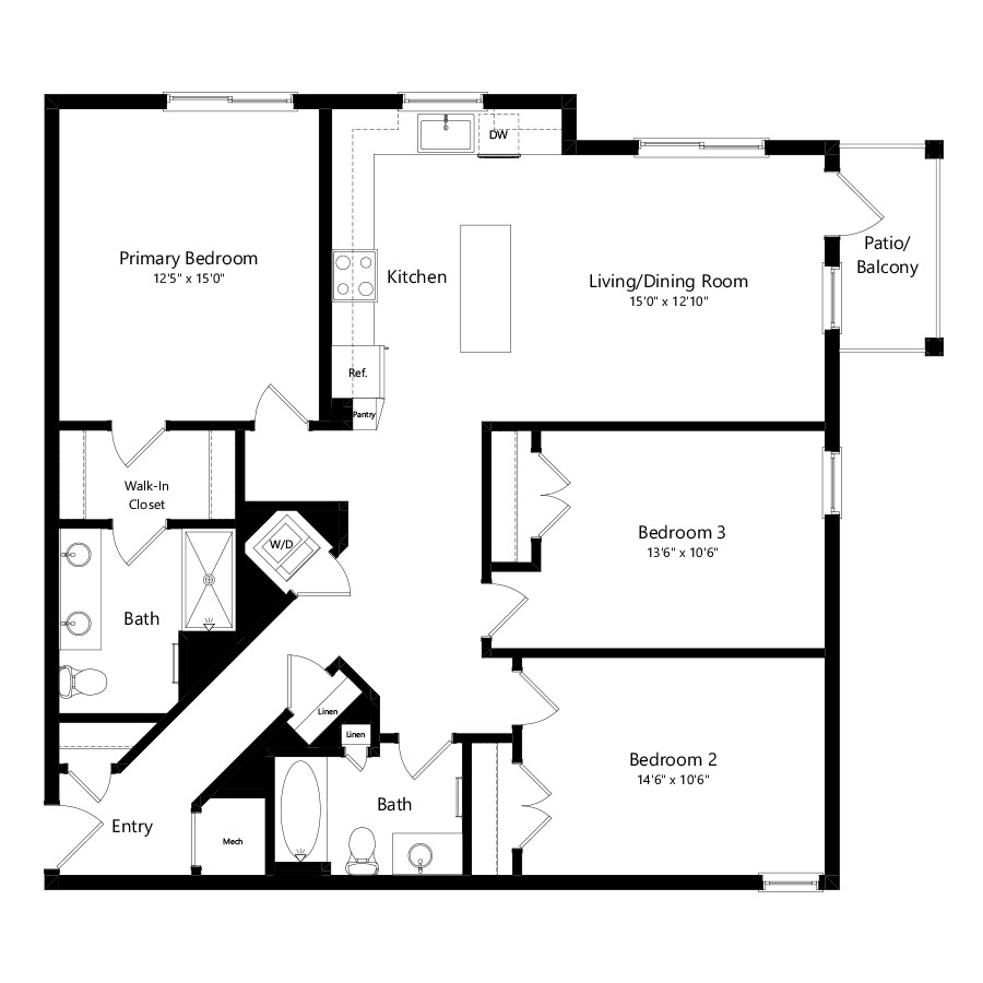 C Essential floor plan
