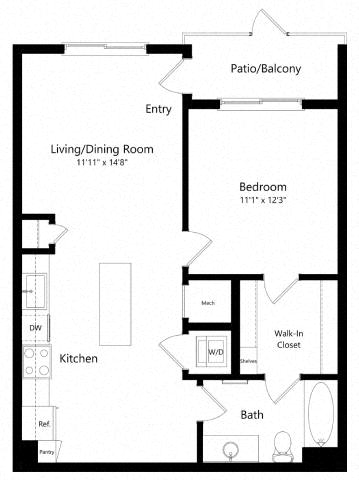 A1 BSMT floor plan