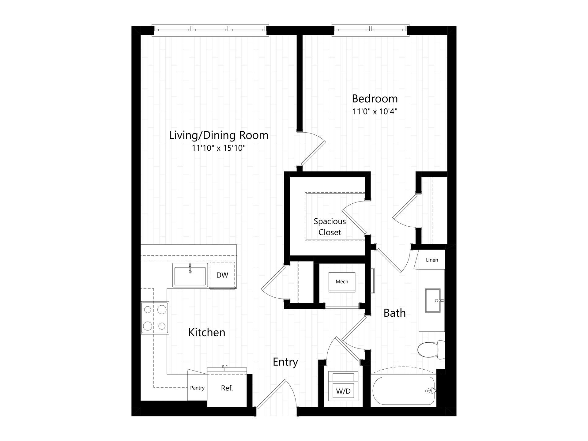 A2 floor plan