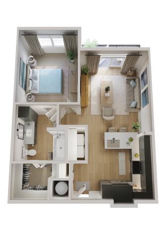 A2 floor plan