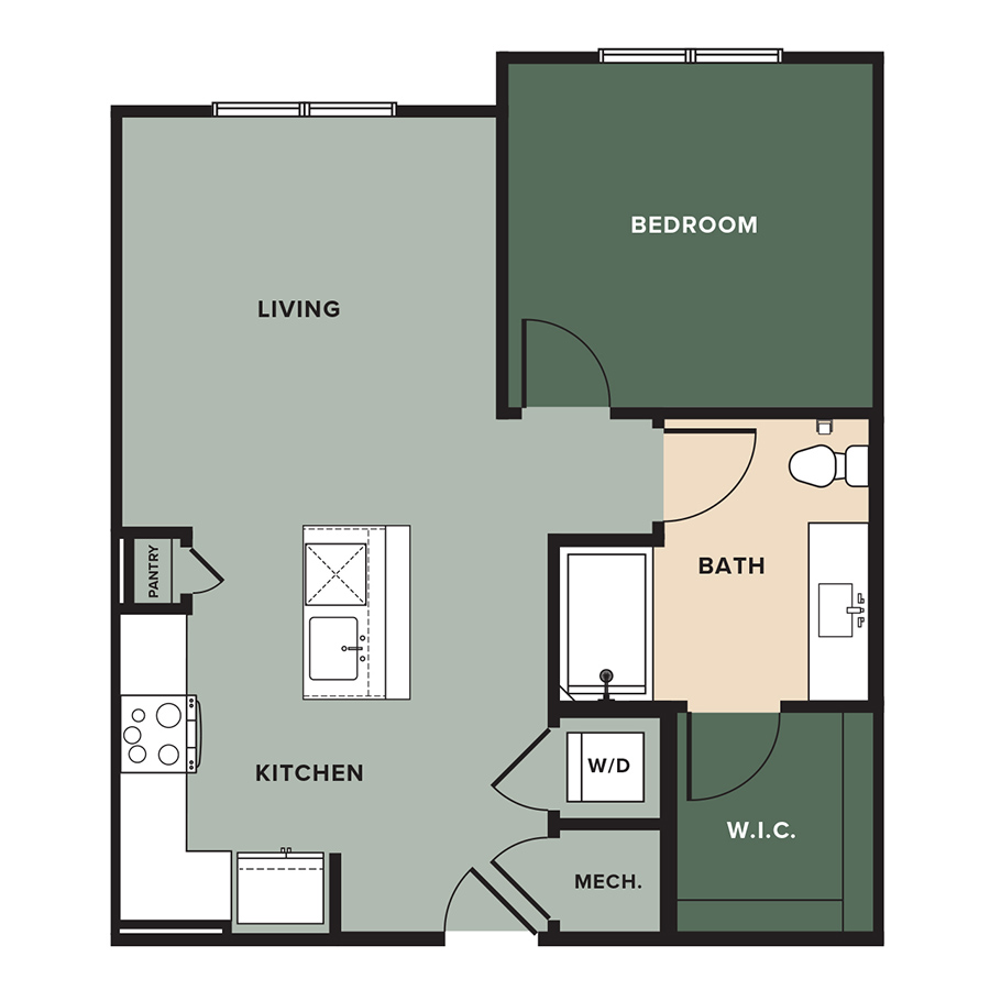 A1-A floor plan