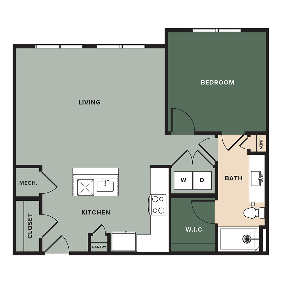 A2 floor plan