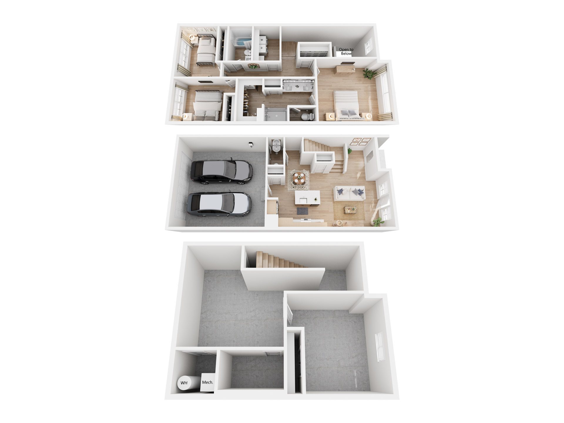 Sutton 3 Bedroom floor plan