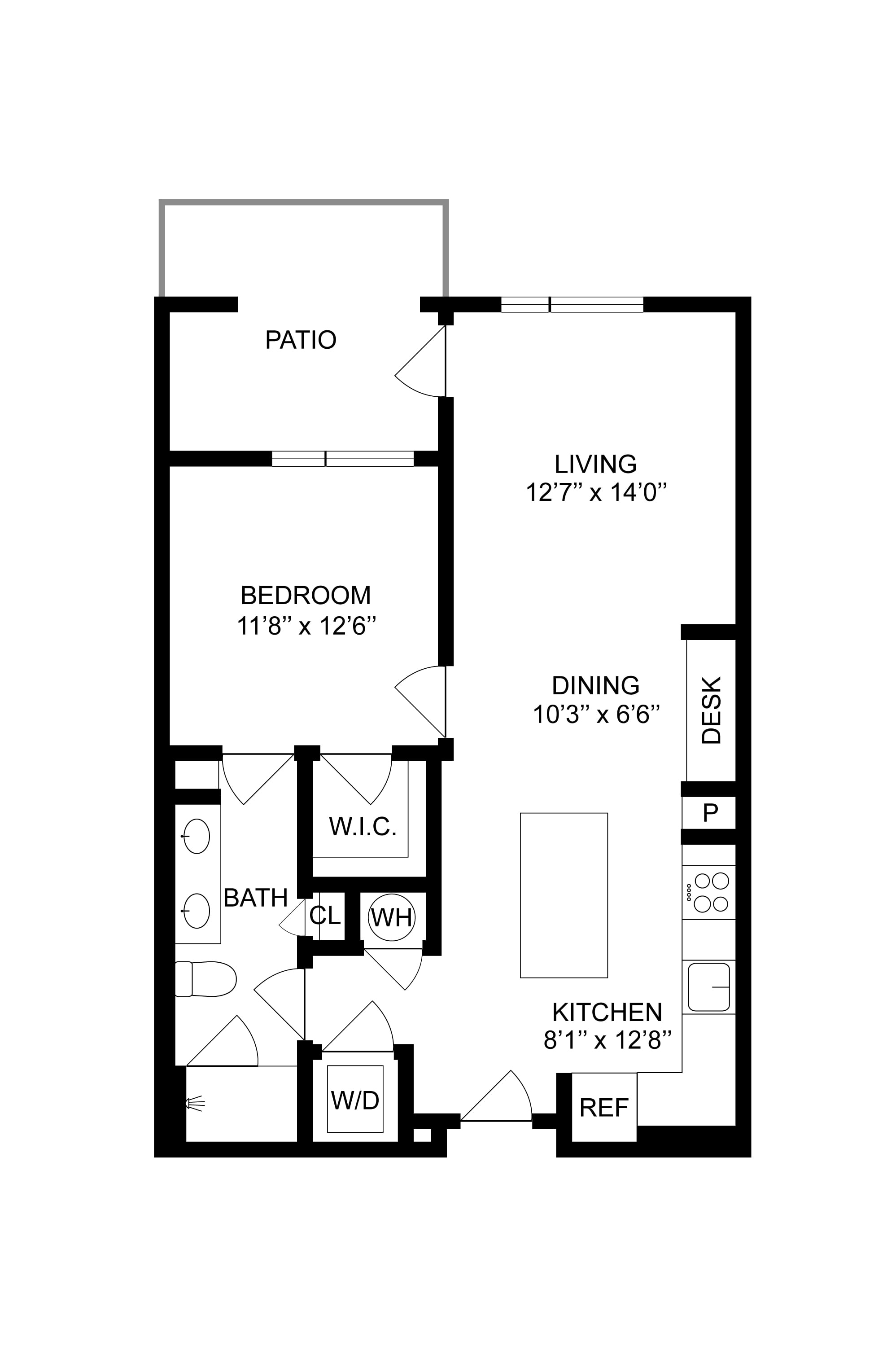 A2 floor plan