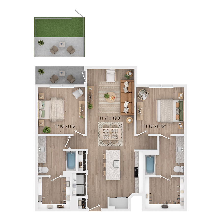 B2 floor plan