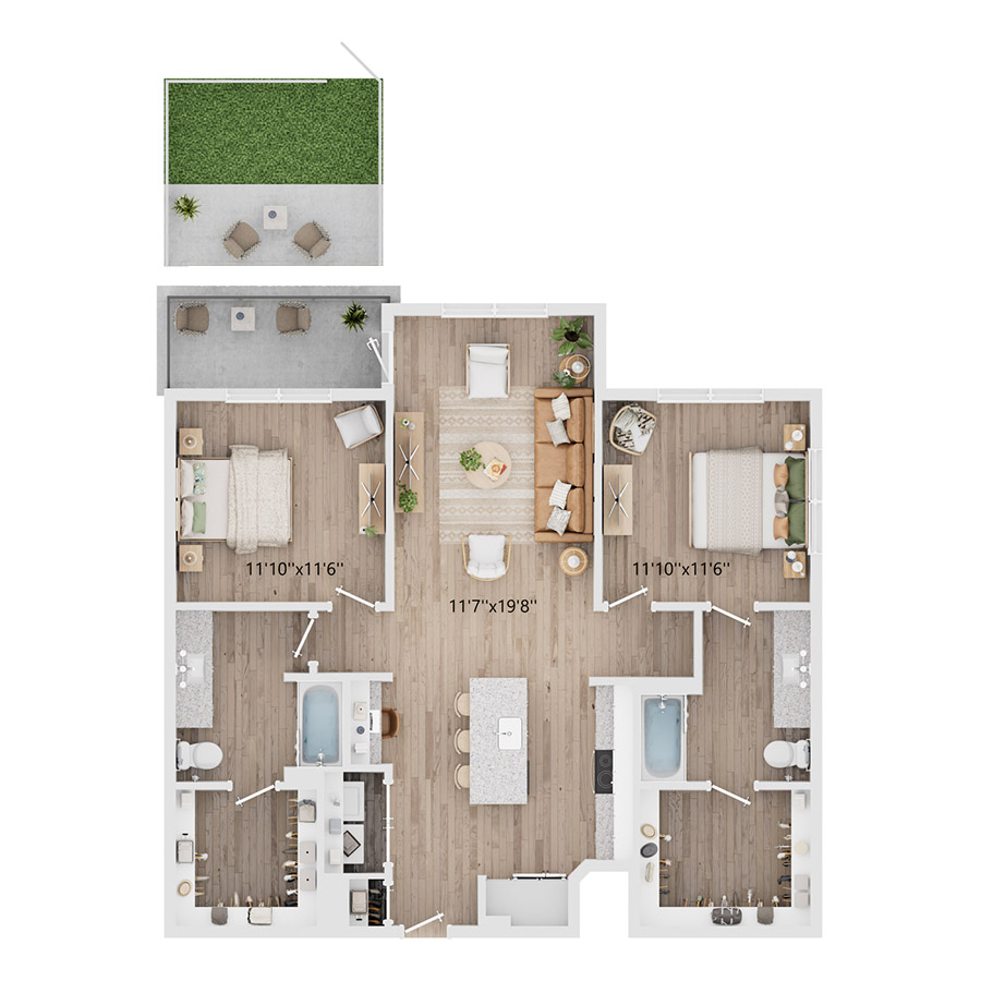 B2.1 floor plan