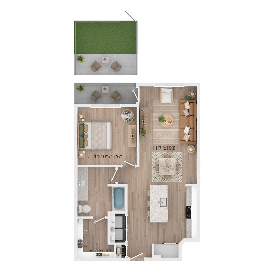 A2 floor plan