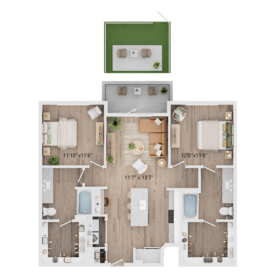 B1.1 floor plan