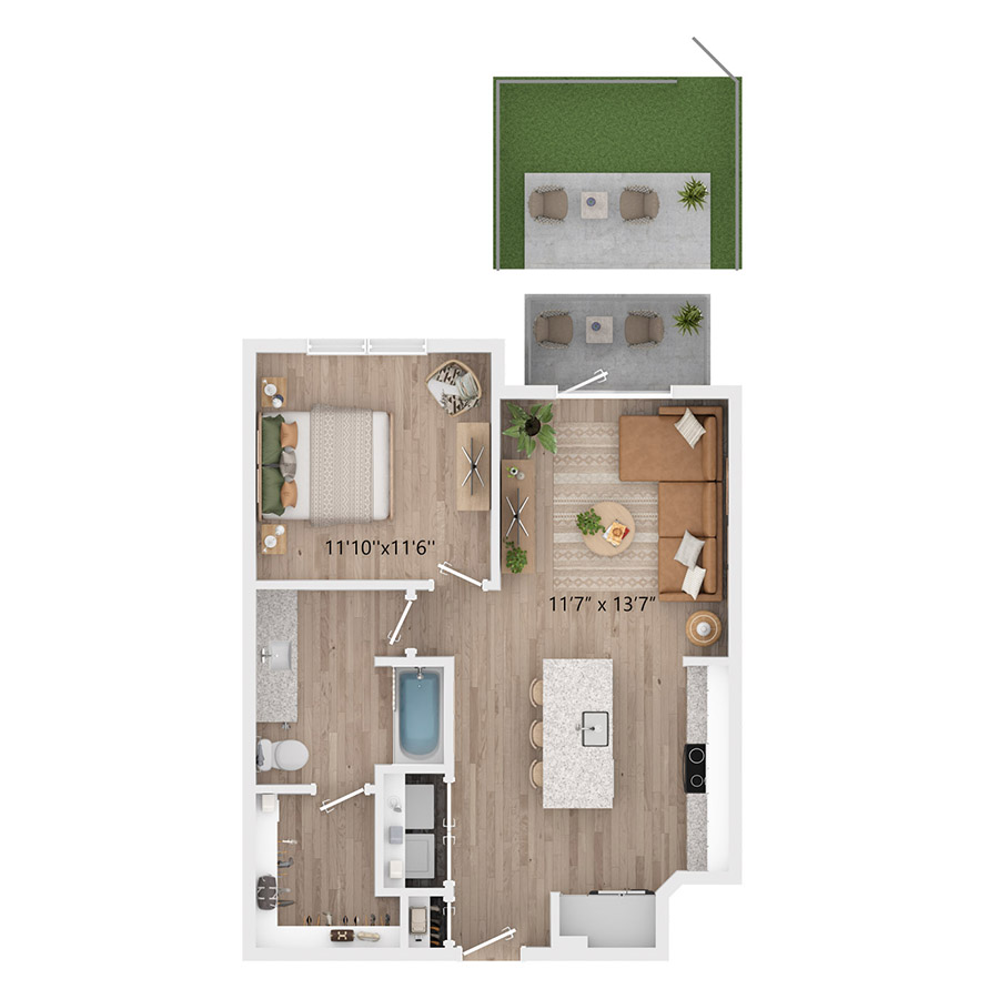 A1 floor plan