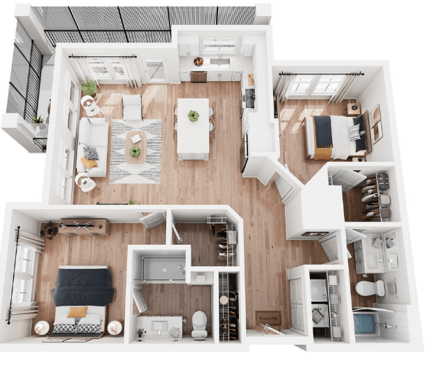 B2 floor plan