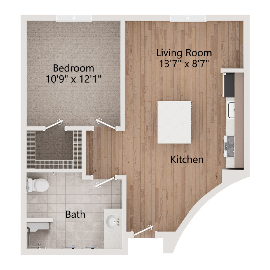A9 floor plan