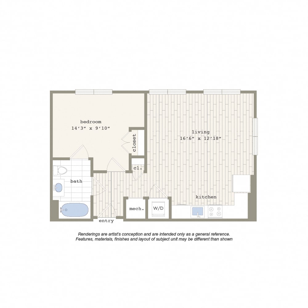 A6 floor plan