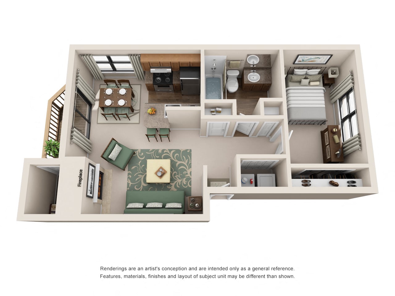 1x1F Small floor plan