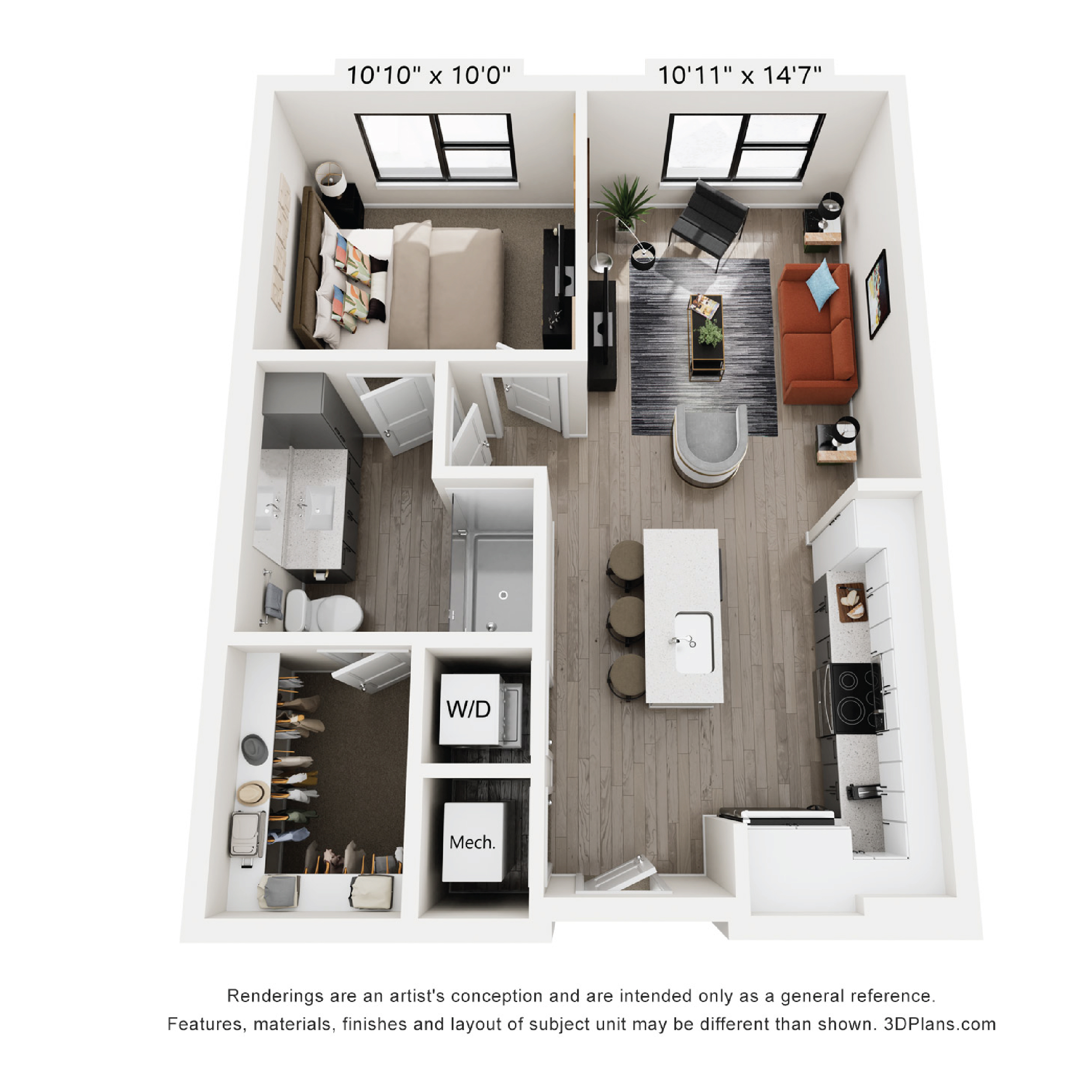 A1 floor plan