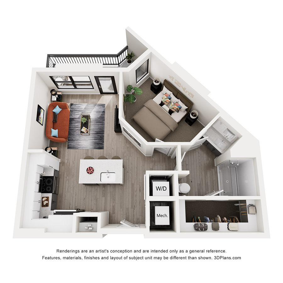A2 floor plan