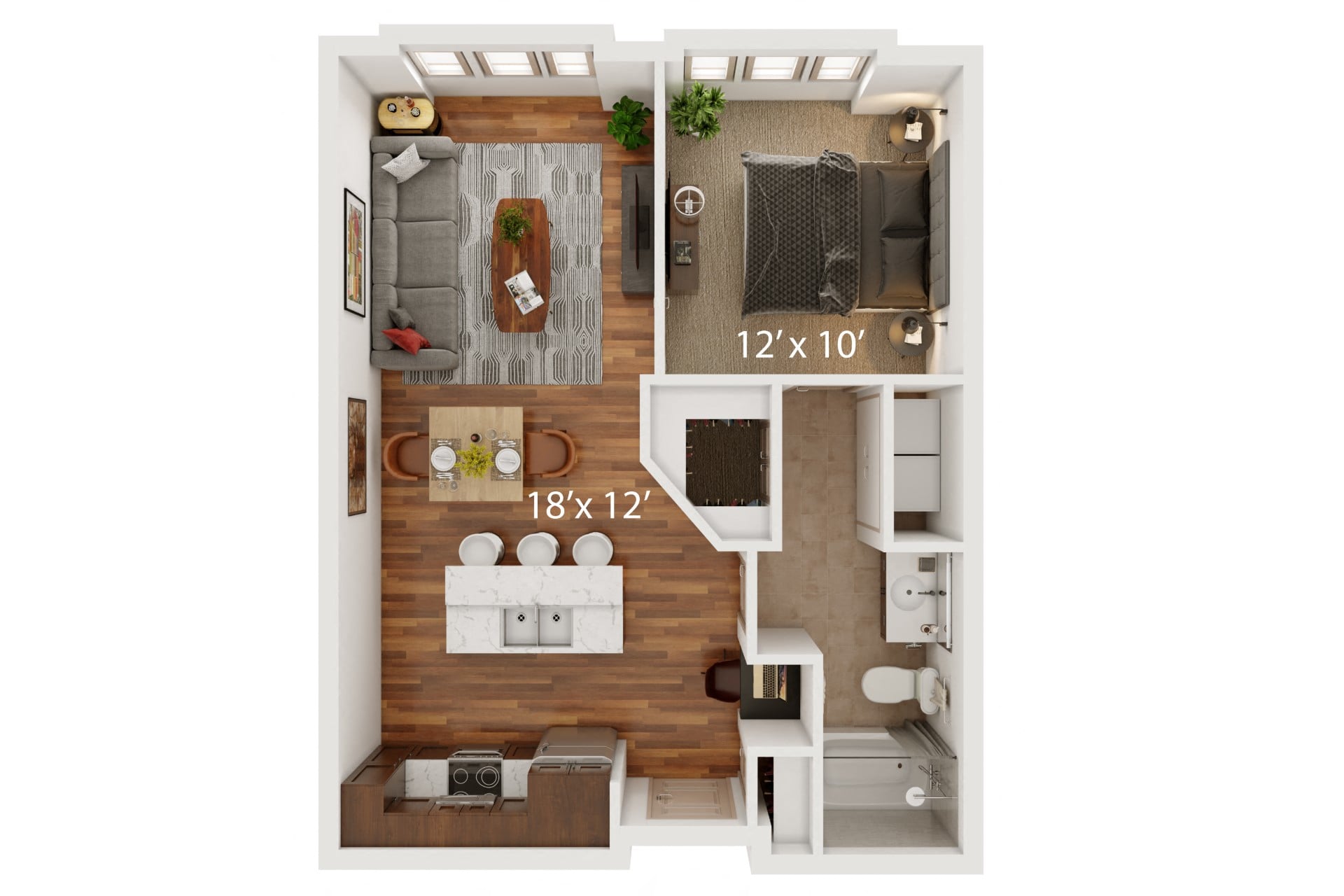 B floor plan