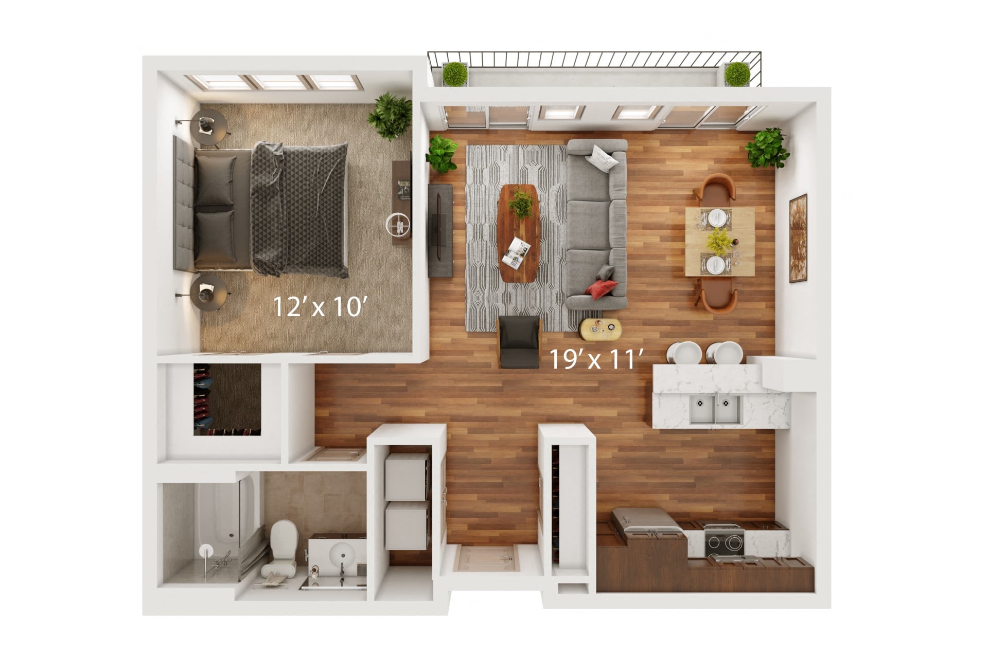 C floor plan