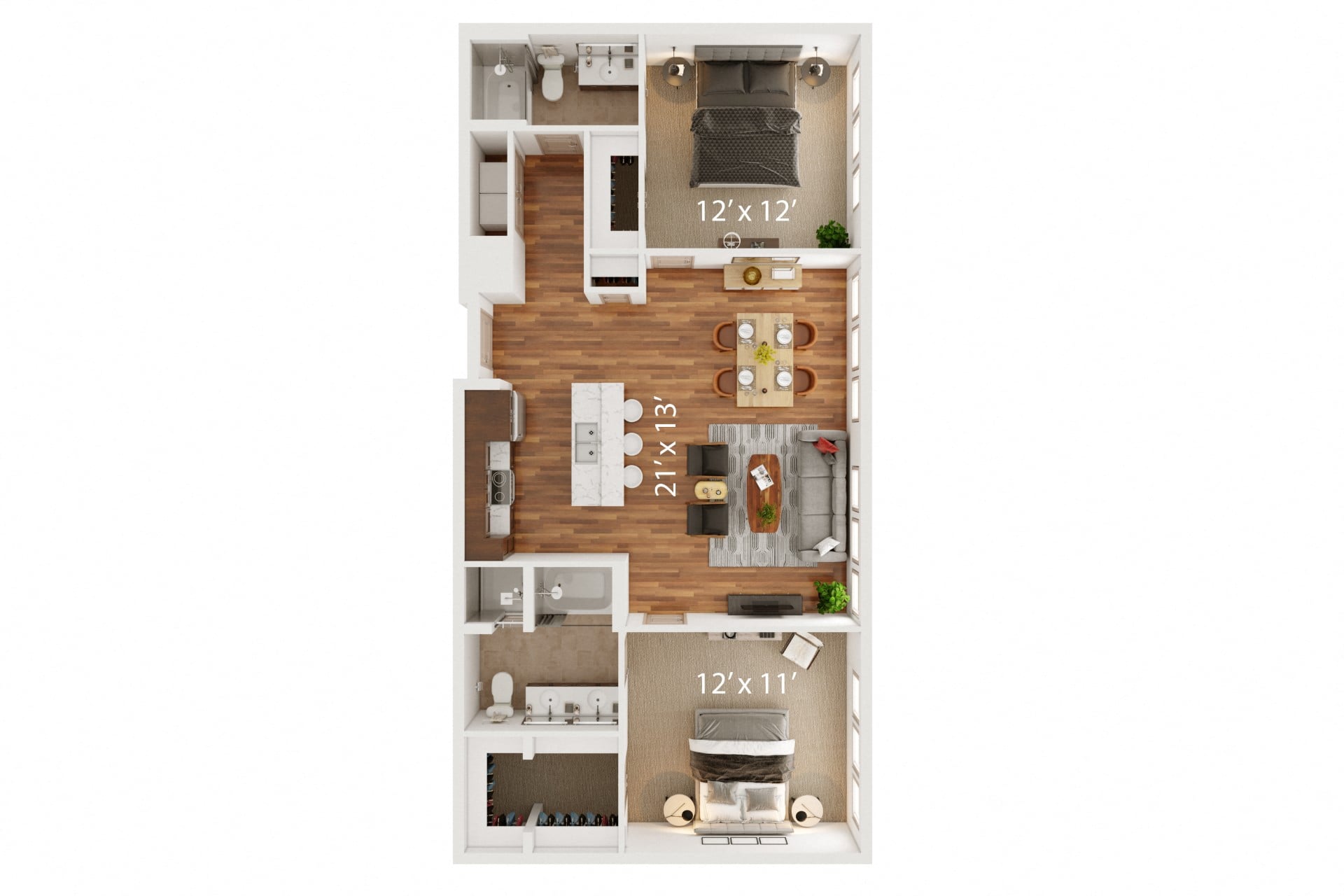 M floor plan