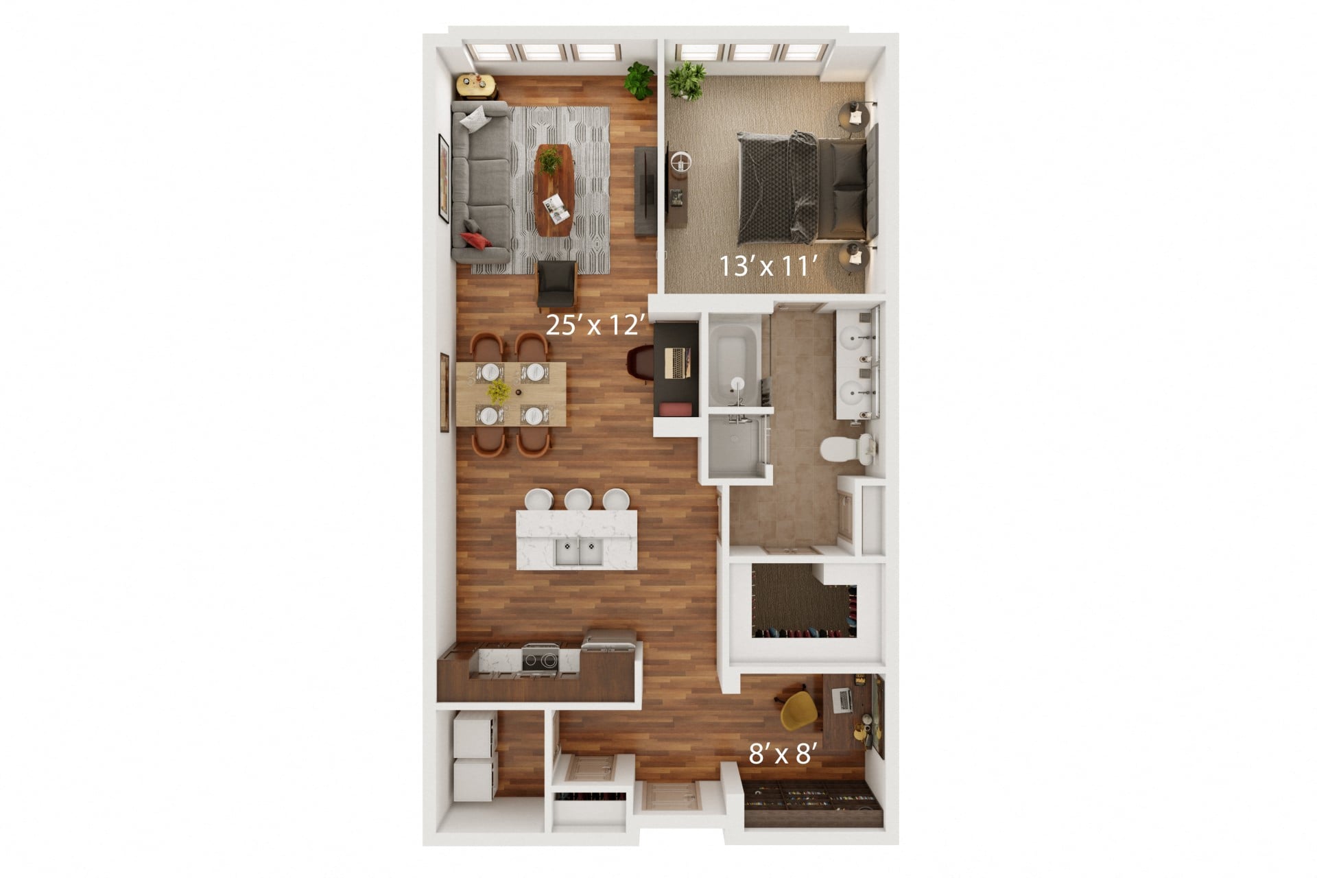 H floor plan