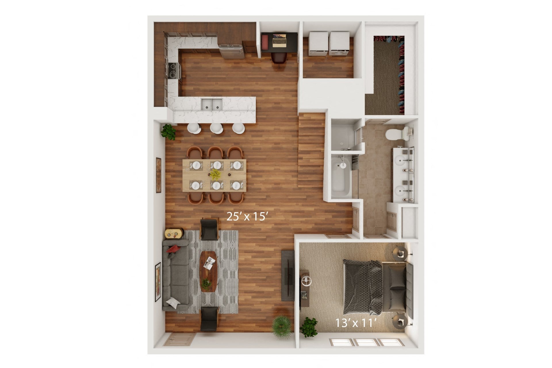 K floor plan