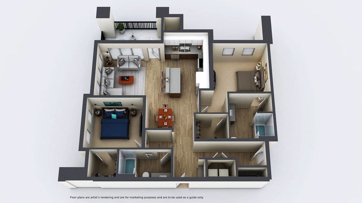 2B TYPE A floor plan
