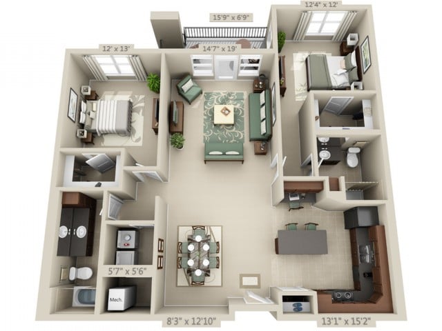 Opus floor plan