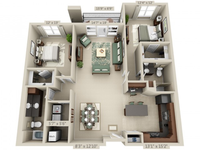 Opus floor plan