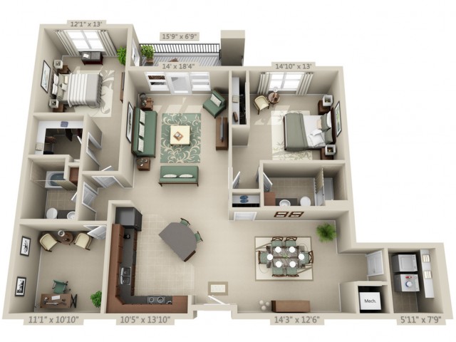 Sonata floor plan