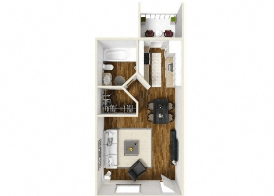 Piquin - Renovated floor plan