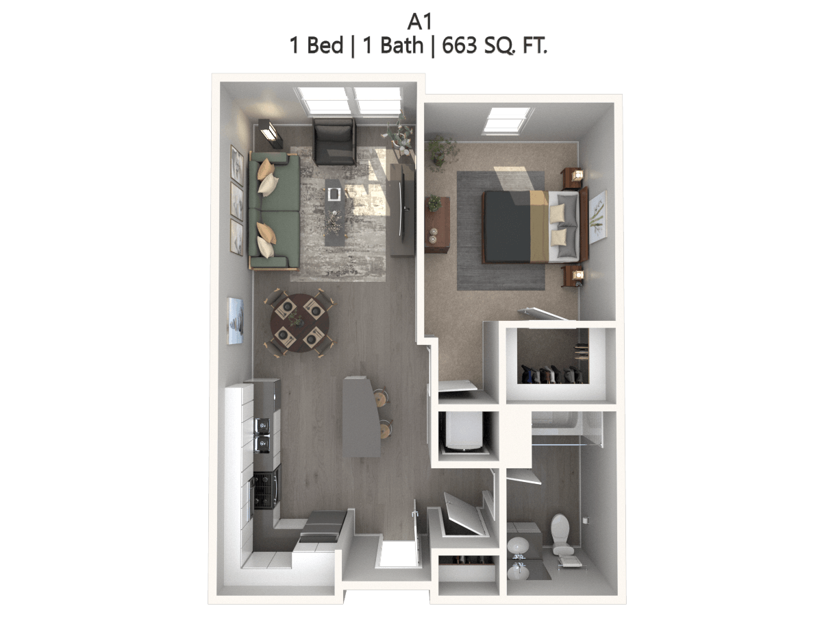 A1 floor plan