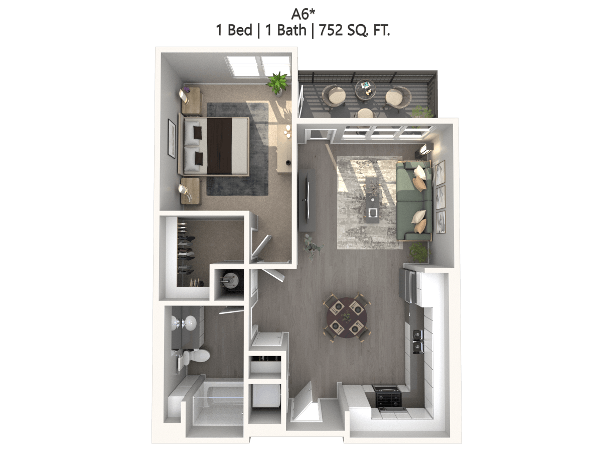 A6 floor plan
