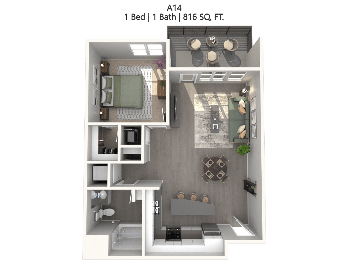 A14 floor plan