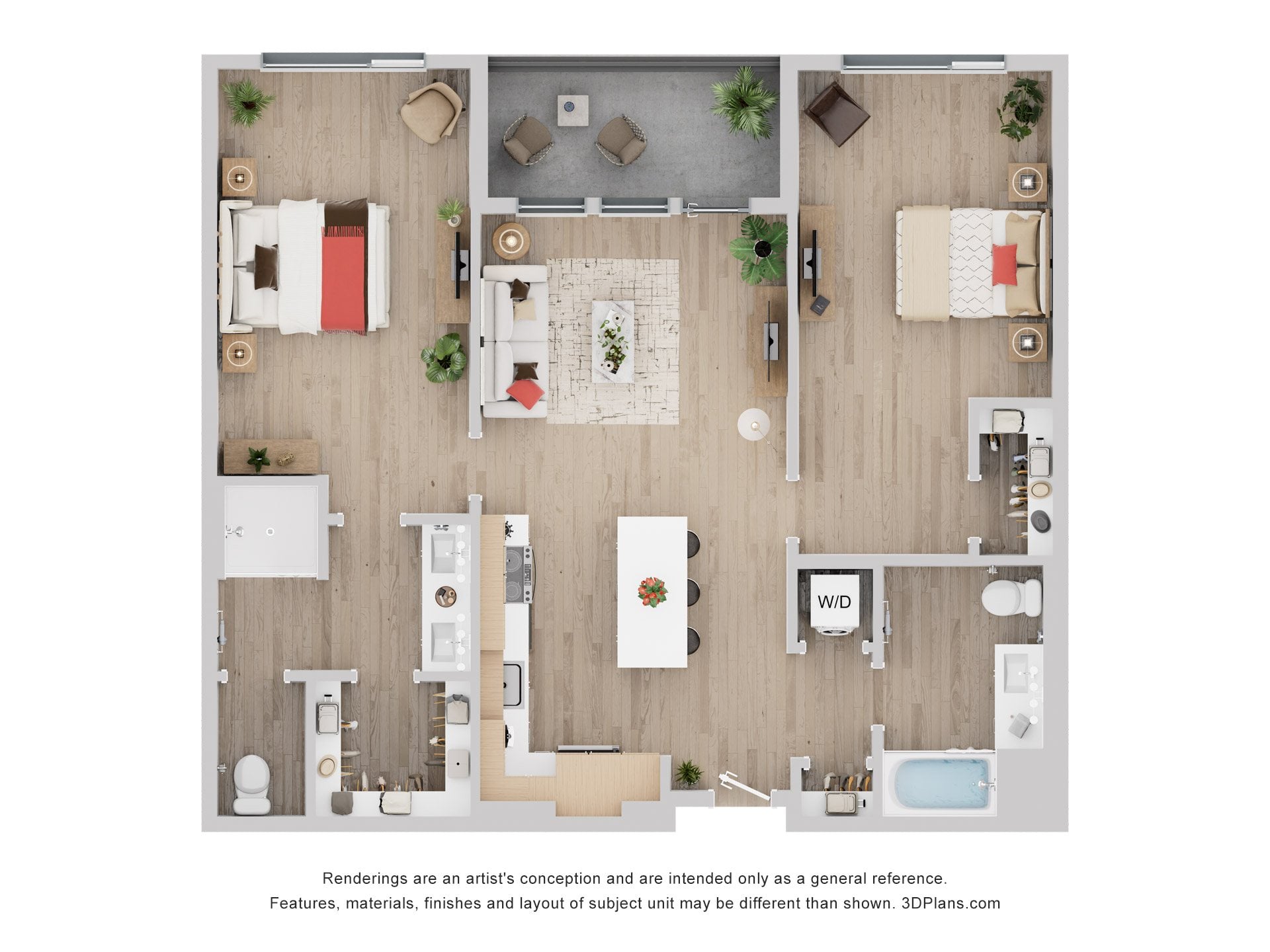 2A-A floor plan