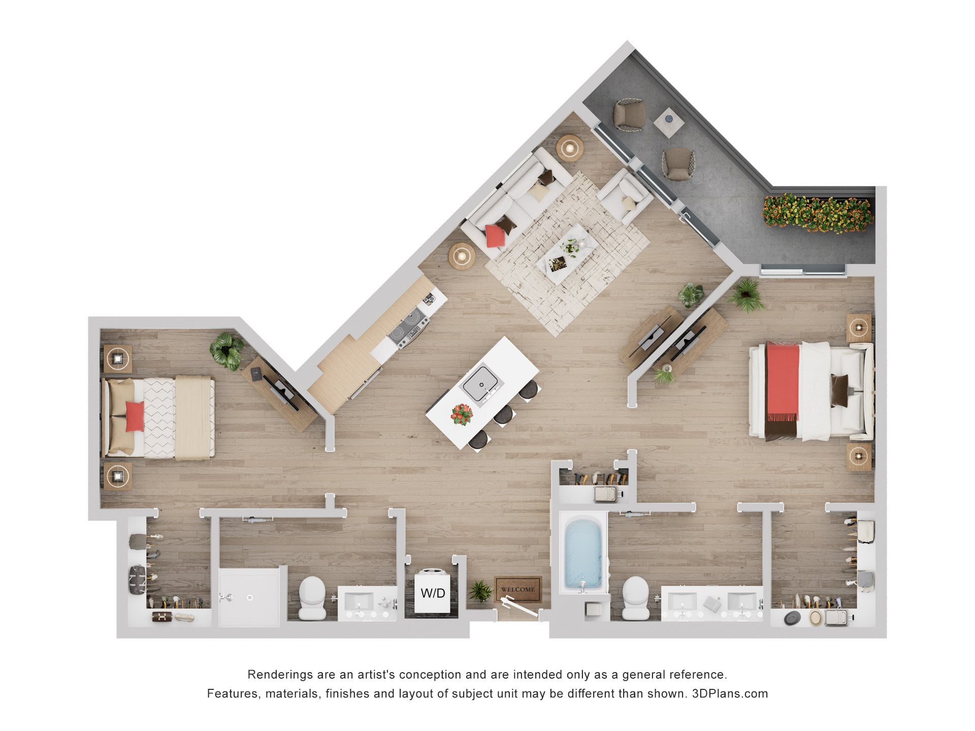 2D floor plan