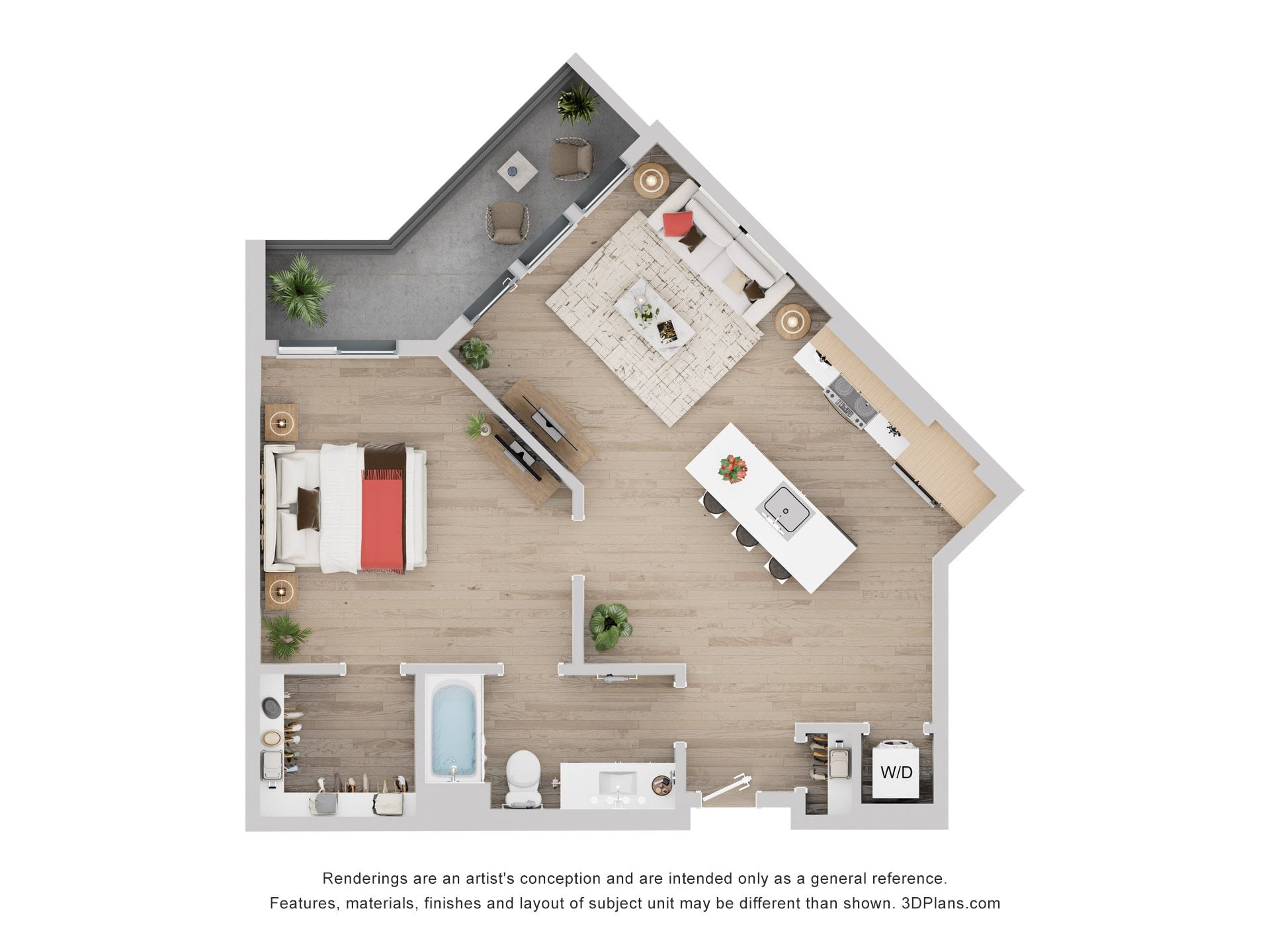 1C floor plan